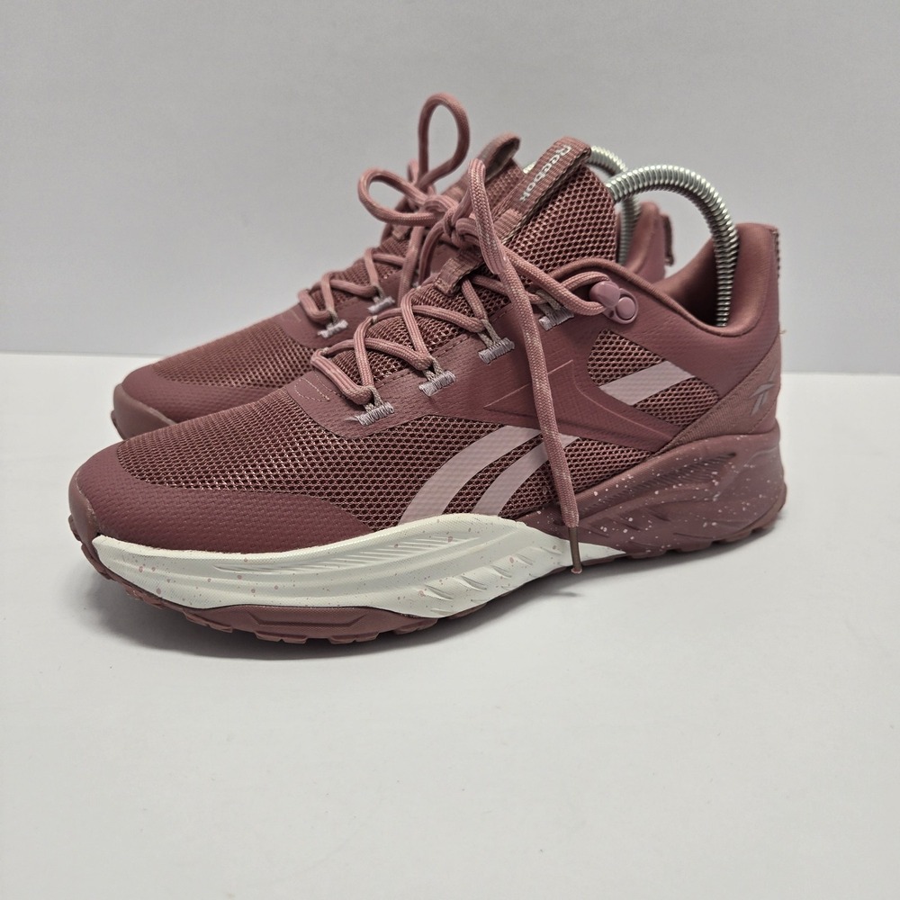 Reebok Cross Trainers Workout Sneakers Womens 7.5 Dark Mauve Taupe Very‎ Nice
